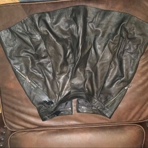 Marc Jacobs Leather Mini Skirt